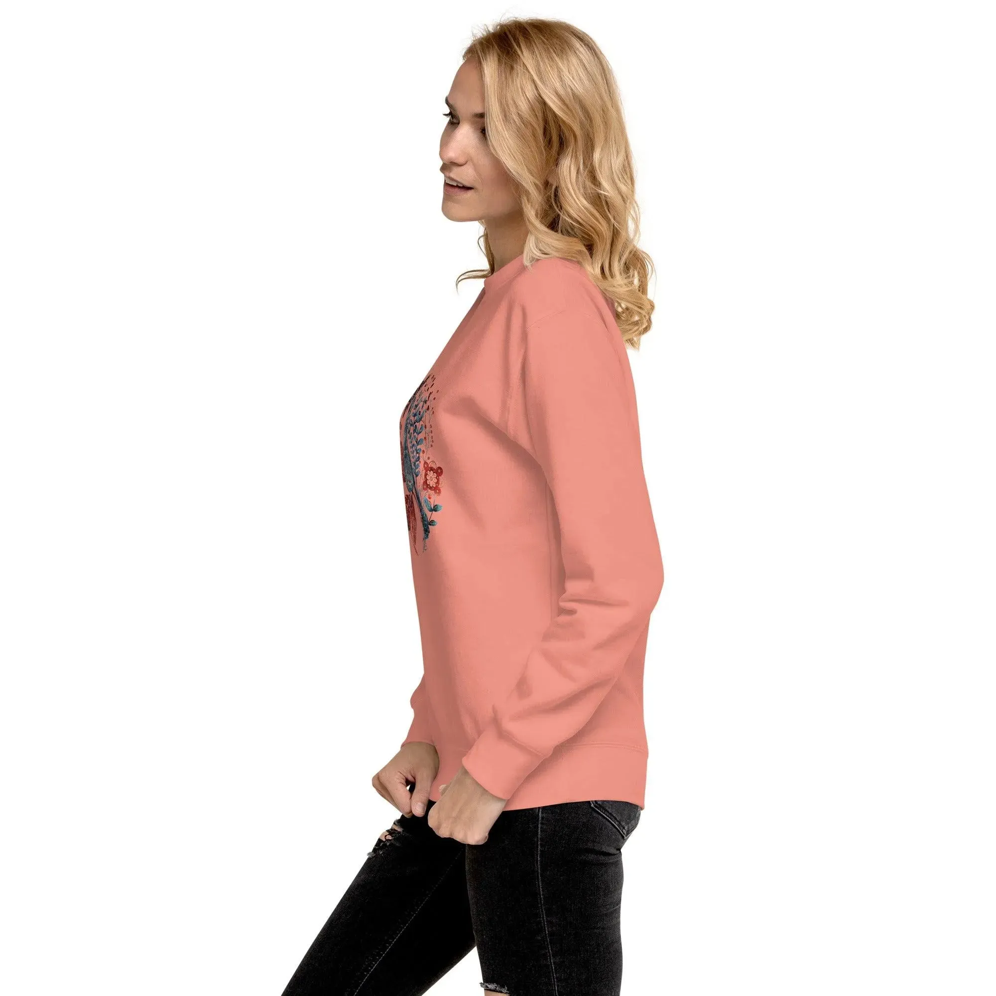 Nordic Winter Sweatshirt - Bird