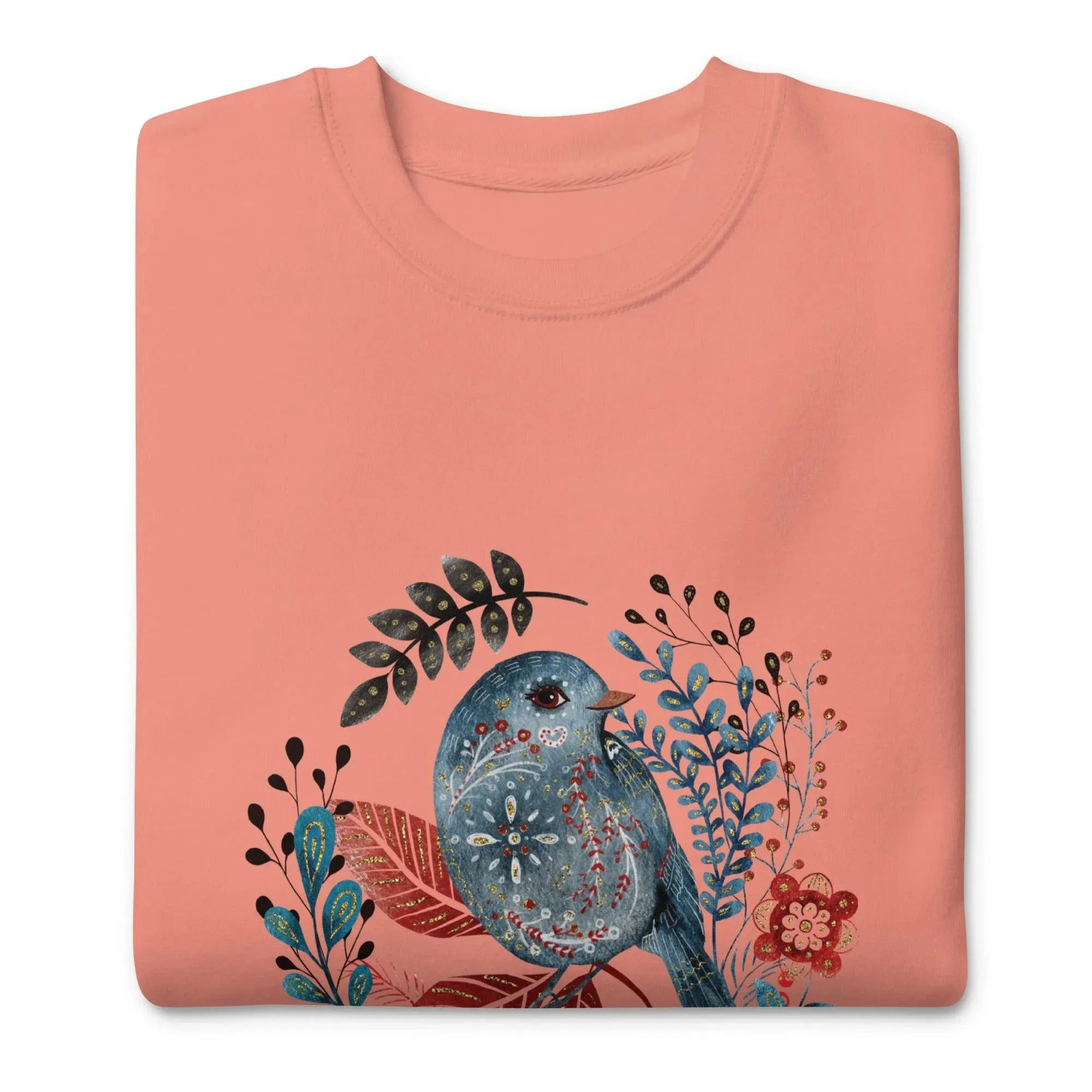 Nordic Winter Sweatshirt - Bird