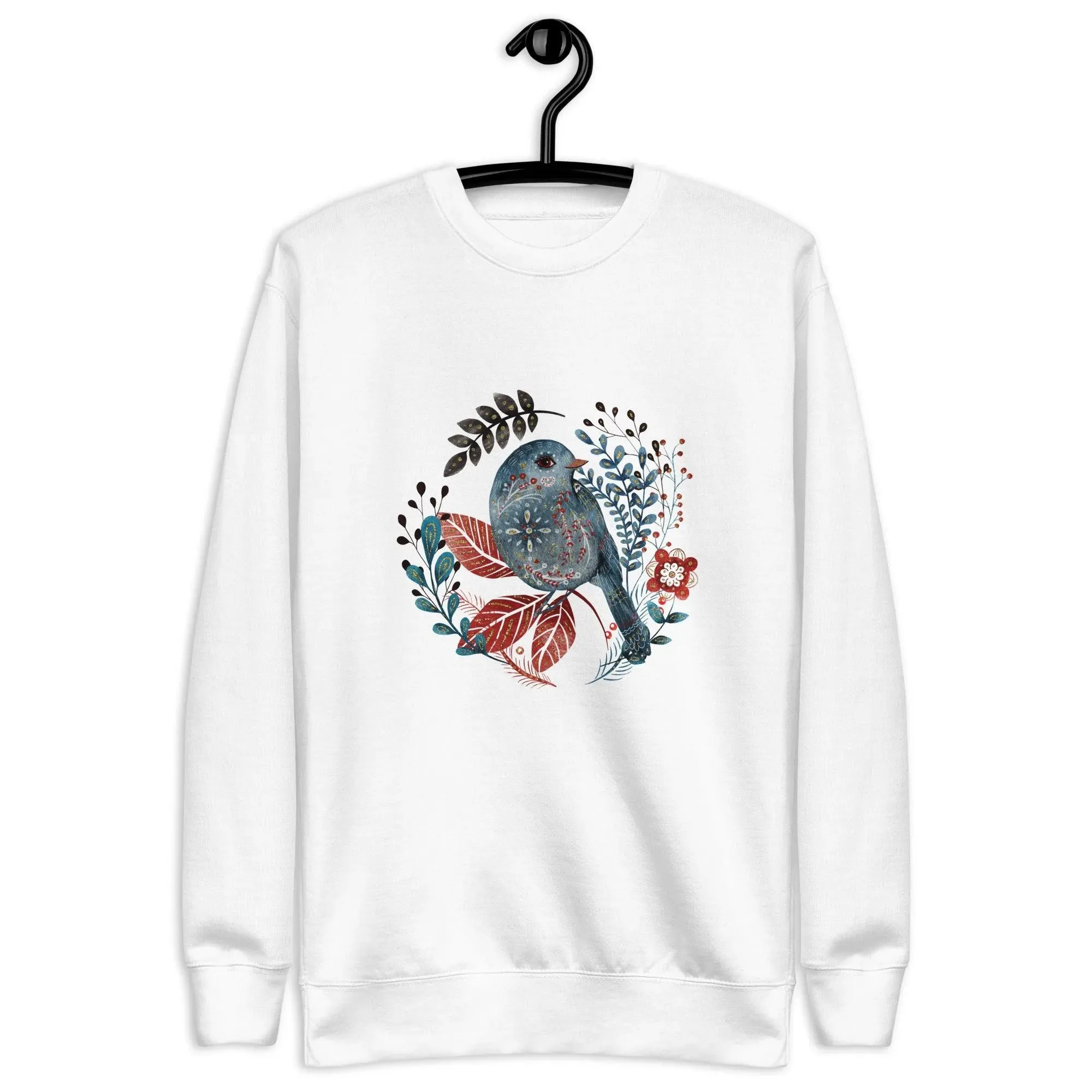 Nordic Winter Sweatshirt - Bird