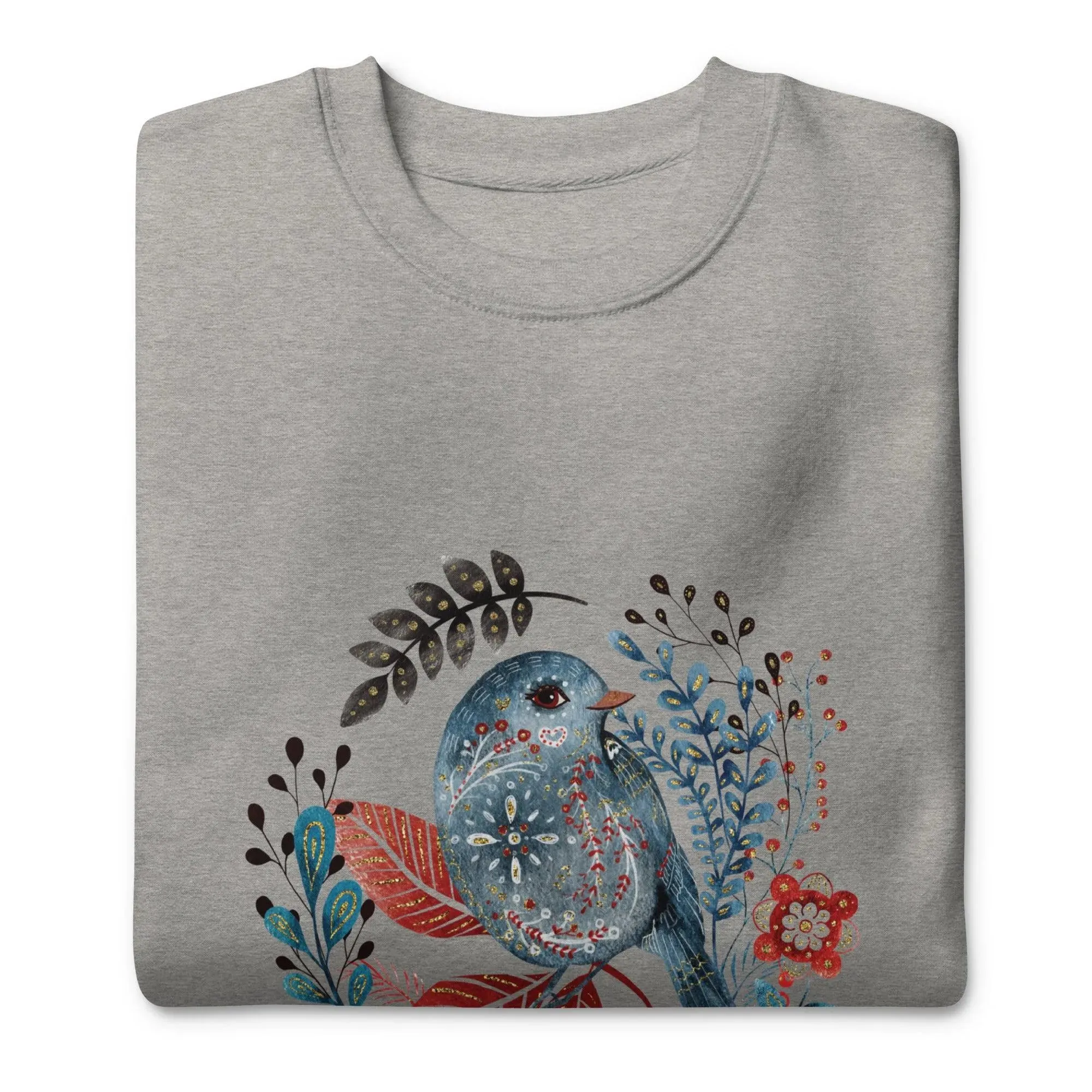 Nordic Winter Sweatshirt - Bird