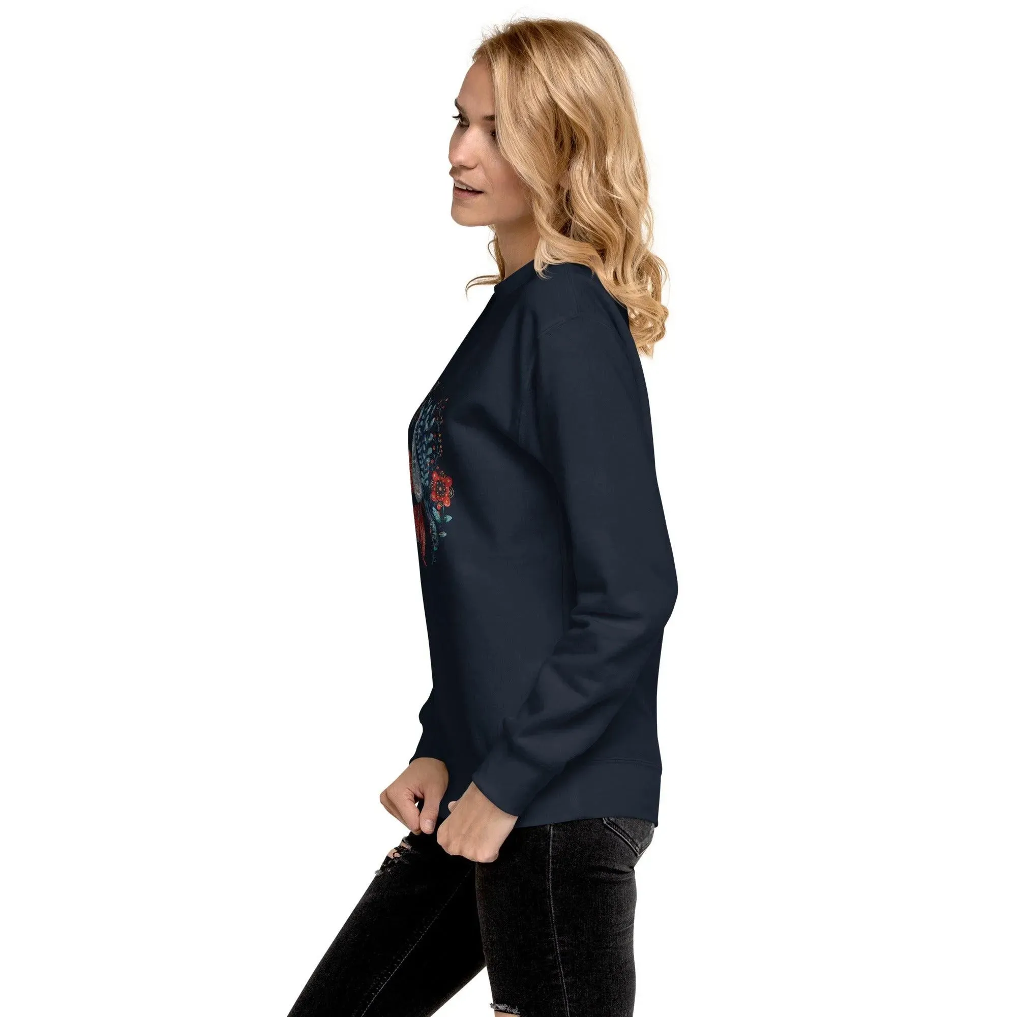 Nordic Winter Sweatshirt - Bird