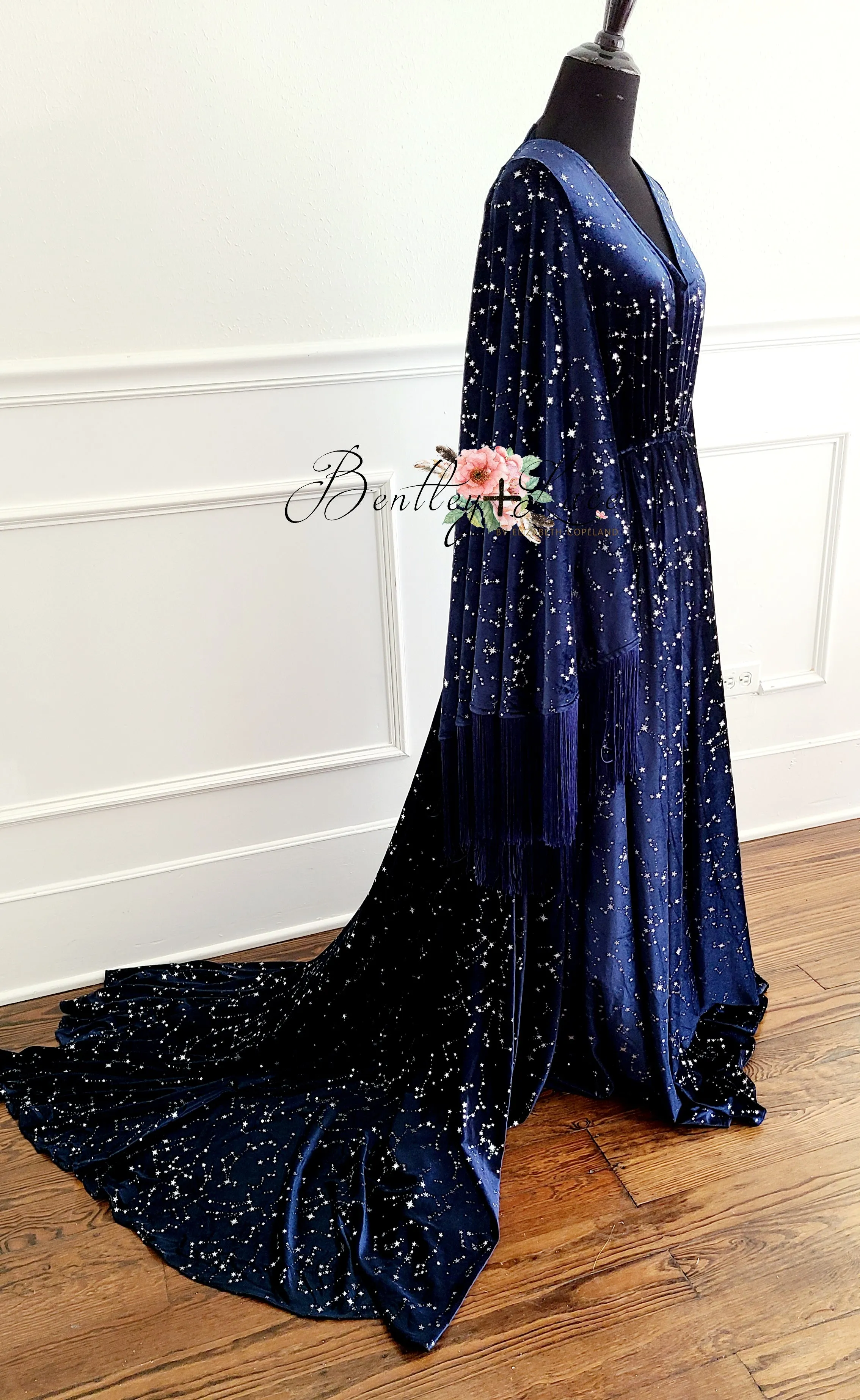 Nova-in Blue- Beautiful boho inspired gown - Teen -  Adult