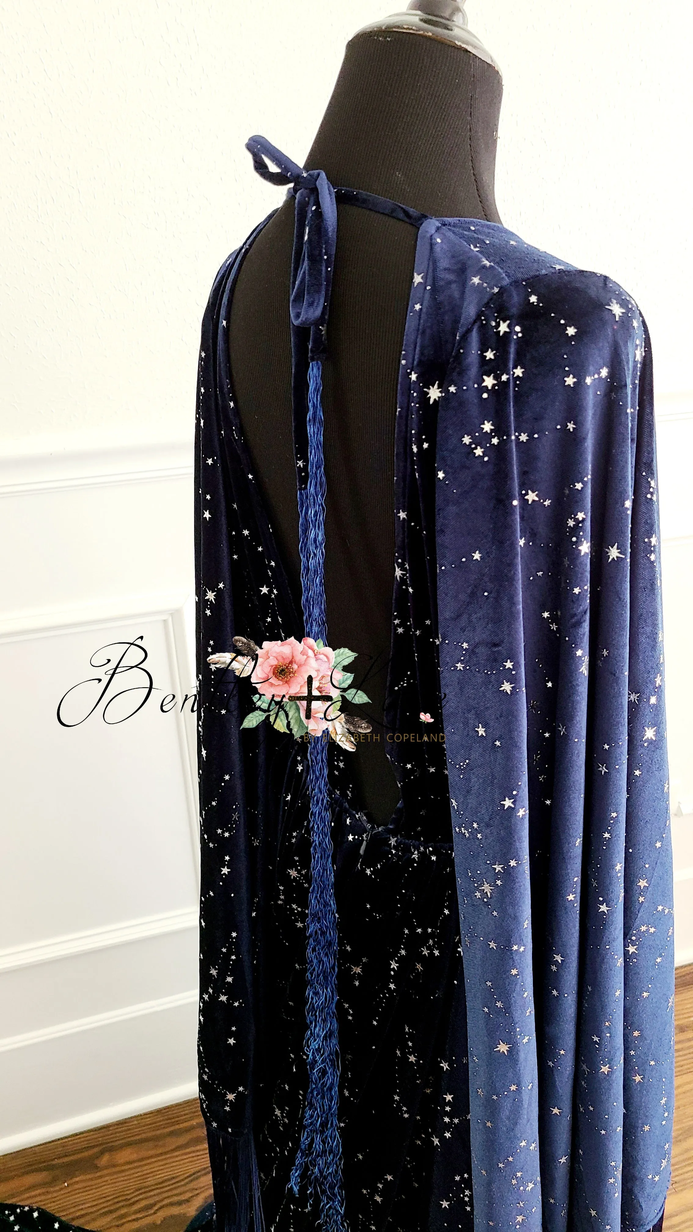 Nova-in Blue- Beautiful boho inspired gown - Teen -  Adult