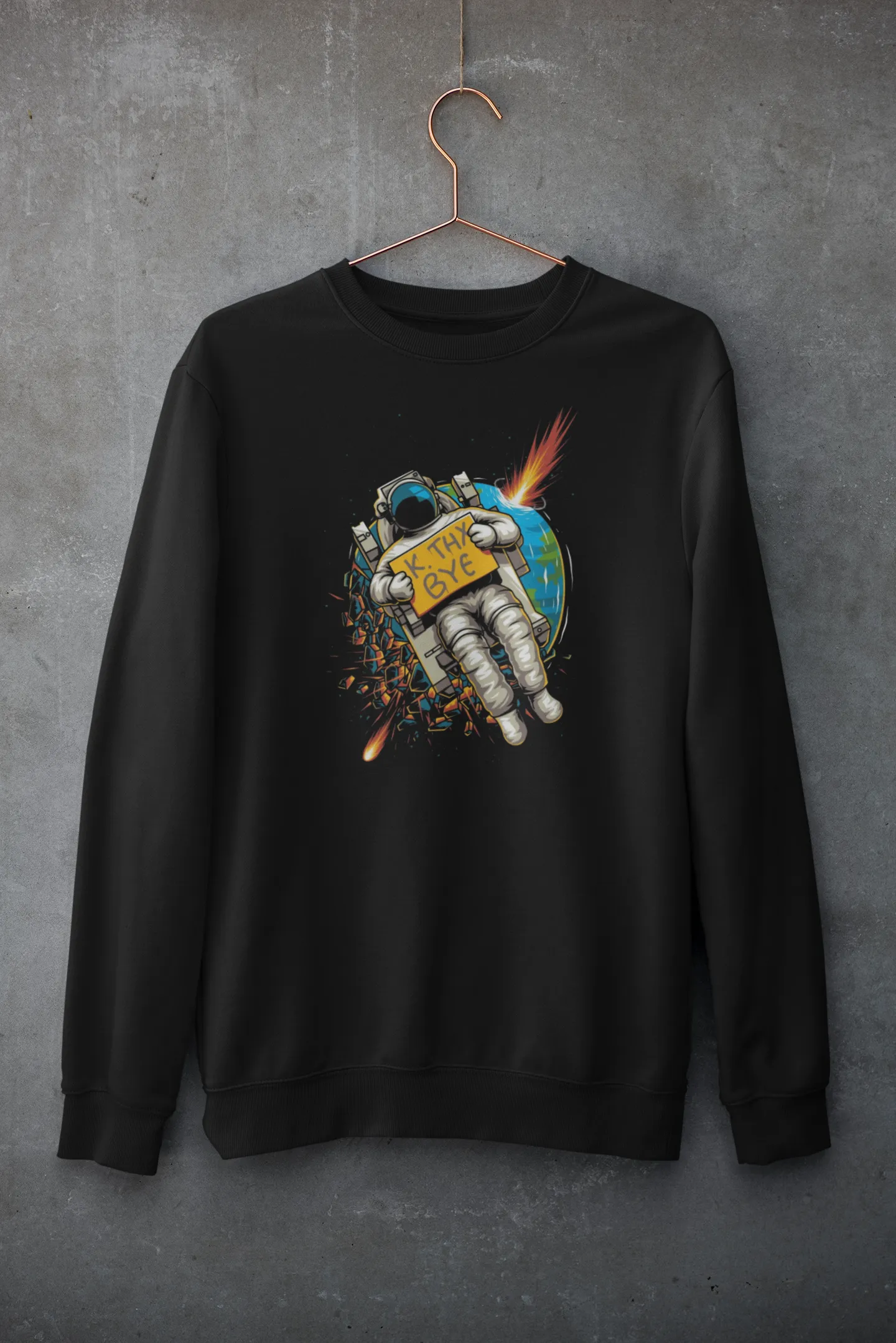 Ok Thanks, Bye : ALIEN AND SPACE- Winter Sweatshirts