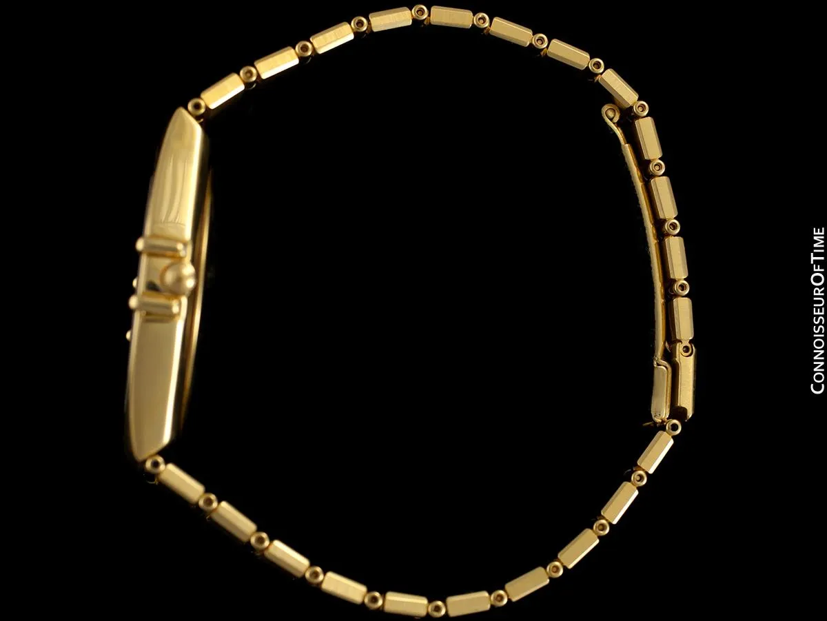 Omega Constellation Mens 35mm, Quartz, Day Date - 18K Gold Plated and Diamonds