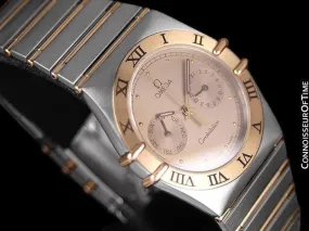 Omega Constellation Mens 35mm, Quartz, Day-Date - Stainless Steel & 18K Gold
