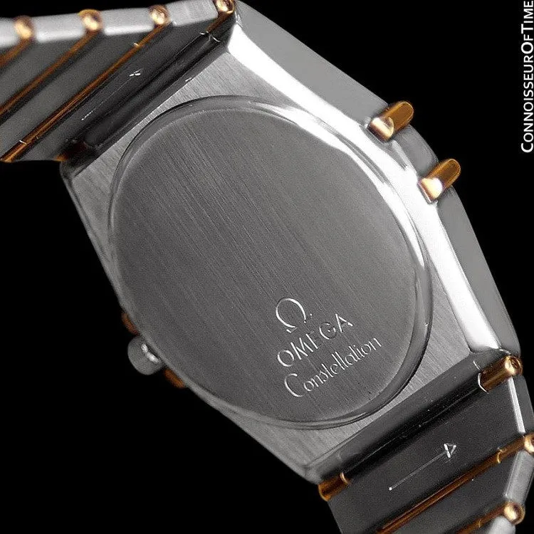 Omega Constellation Mens 35mm, Quartz, Day-Date - Stainless Steel & 18K Gold