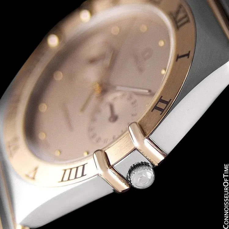 Omega Constellation Mens 35mm, Quartz, Day-Date - Stainless Steel & 18K Gold