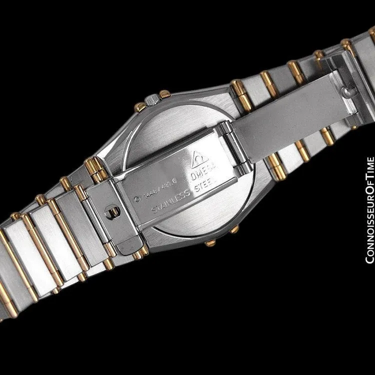 Omega Constellation Mens 35mm, Quartz, Day-Date - Stainless Steel & 18K Gold
