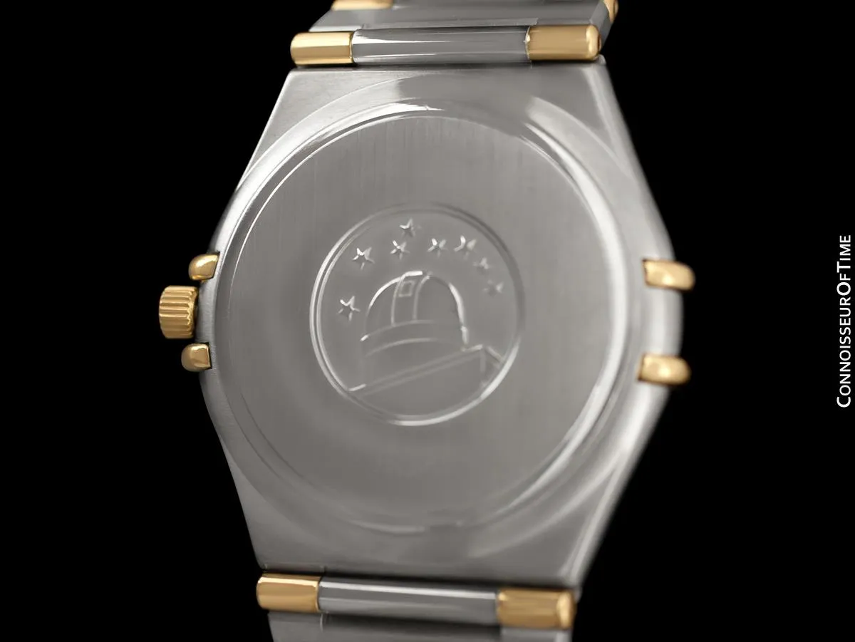 Omega Constellation Mens 35mm Watch, Quartz, Date - Stainless Steel & 18K Gold