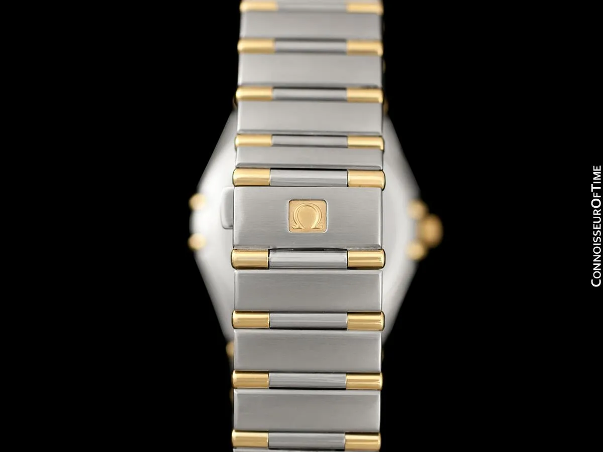 Omega Constellation Mens 35mm Watch, Quartz, Date - Stainless Steel & 18K Gold