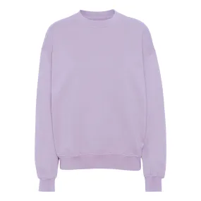 Organic Oversized Crew - soft lavender