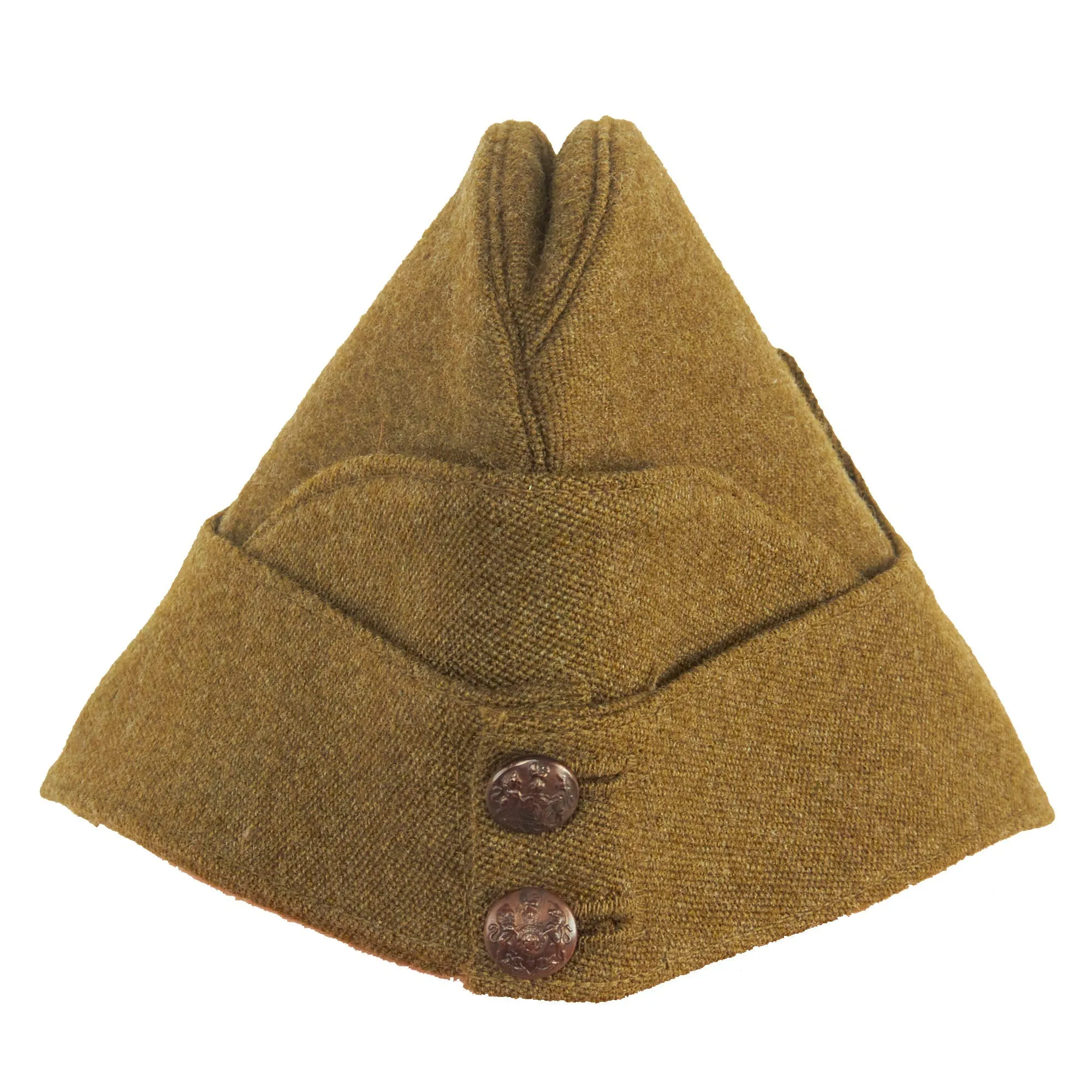 Original British WWII Field Service Cap In Unissued Mint Condition - Cap By “Army & Navy Stores Ltd. Westminster, S.W.I.”