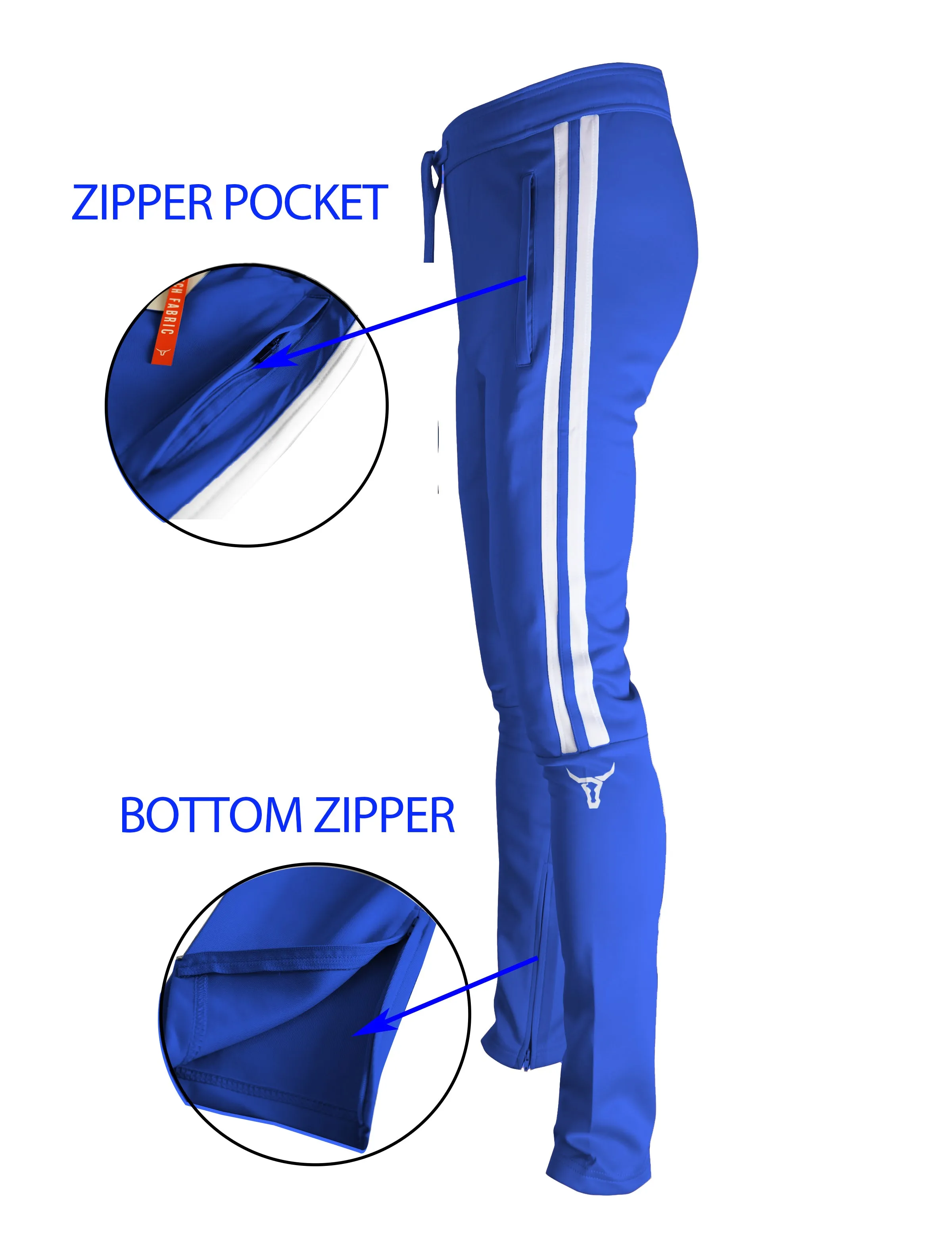 P11008-BASIC TRACK PANTS (ROYAL)