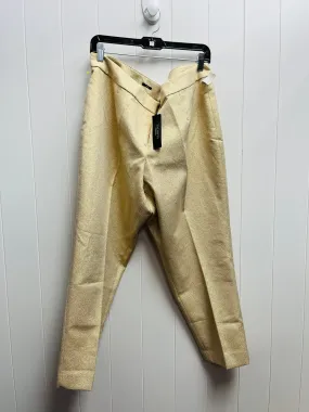 Pants Dress By Talbots In Gold, Size: 20