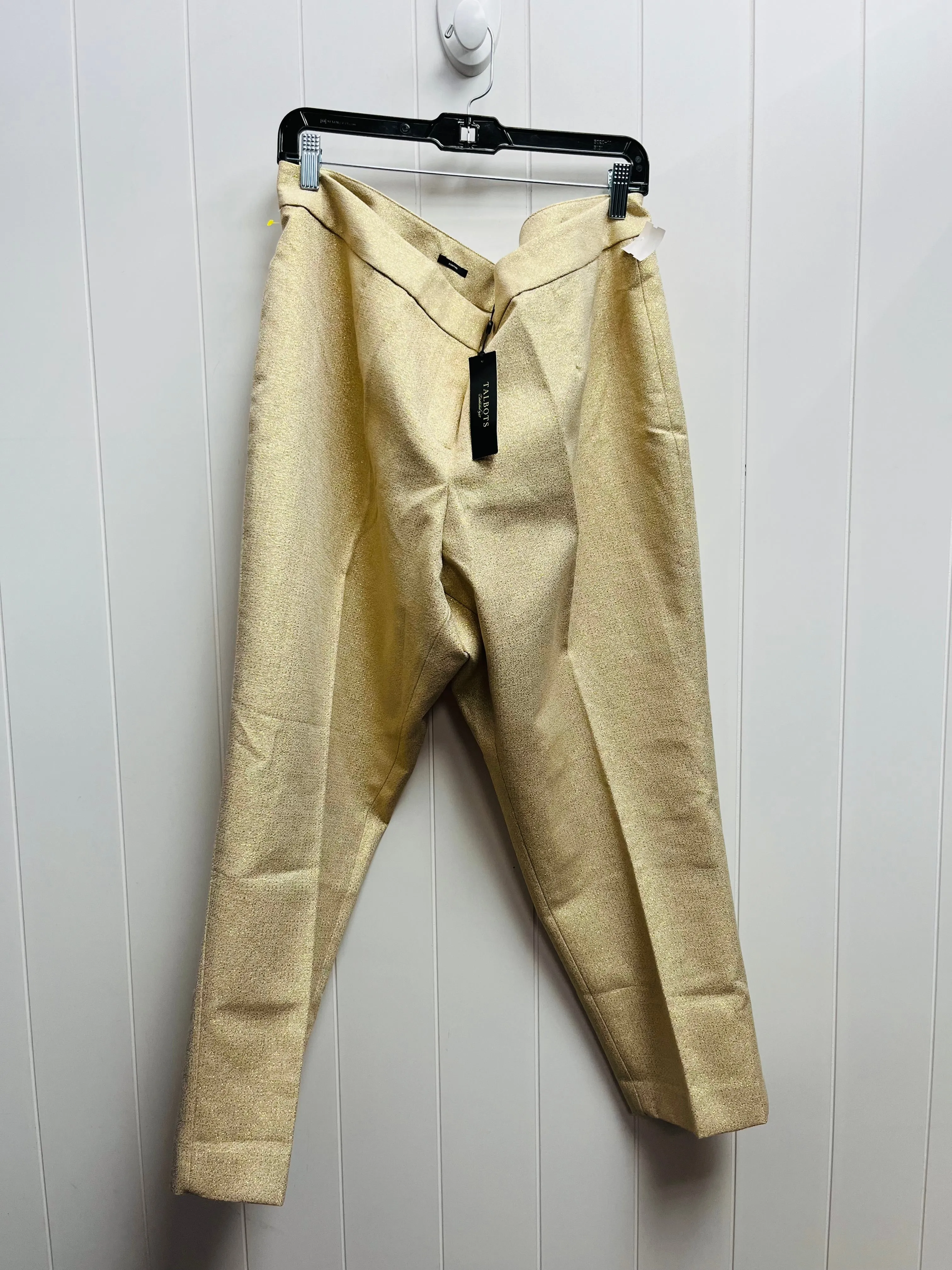 Pants Dress By Talbots In Gold, Size: 20
