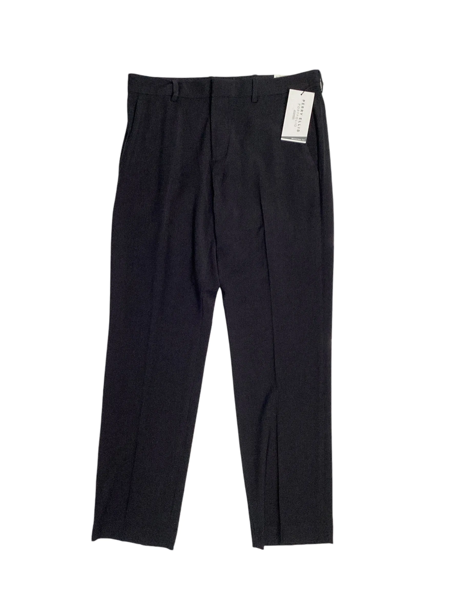 Perry Ellis Portfolio Mens Modern fit Dress Pants 36 / 29 Charcoal Grey