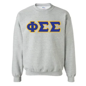 Phi Sigma Sigma Standards Crewneck Sweatshirt - G180 - TWILL