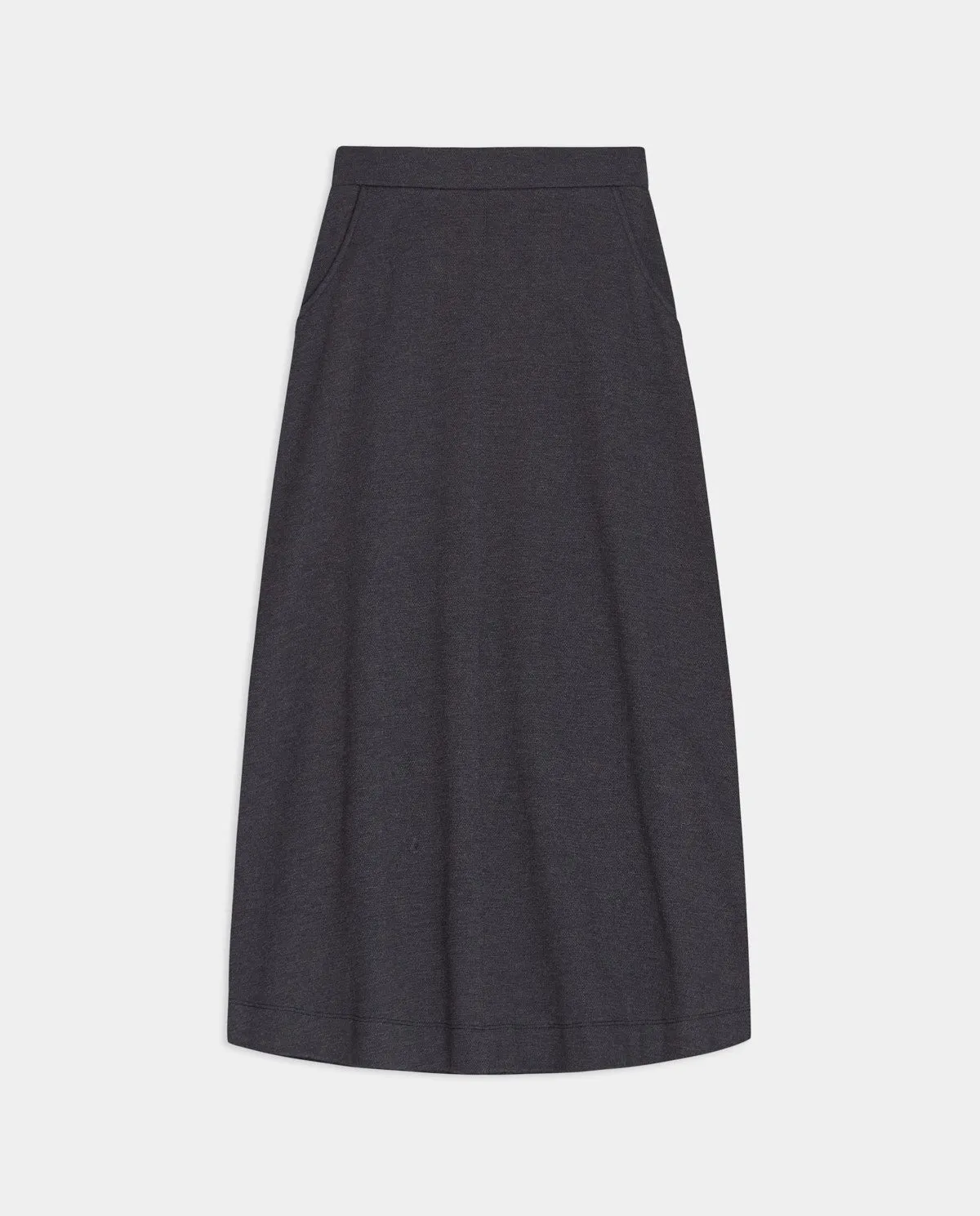 Pleated Skirt in Blue by YERSE