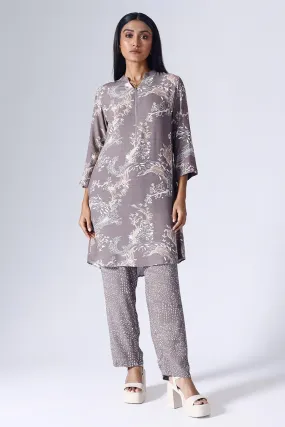 Plum Lotus Tunic & Pant Set
