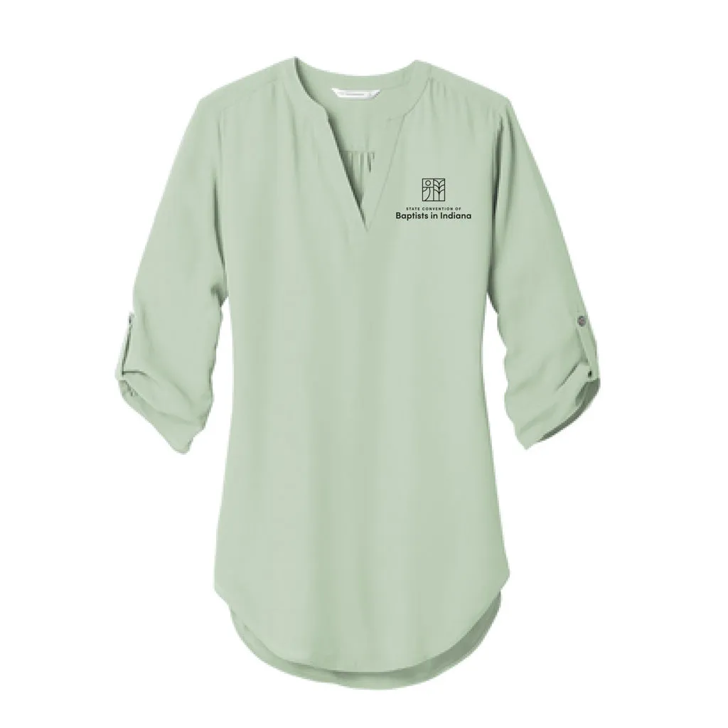 Port Authority Ladies 3/4-Sleeve Tunic Blouse LW701