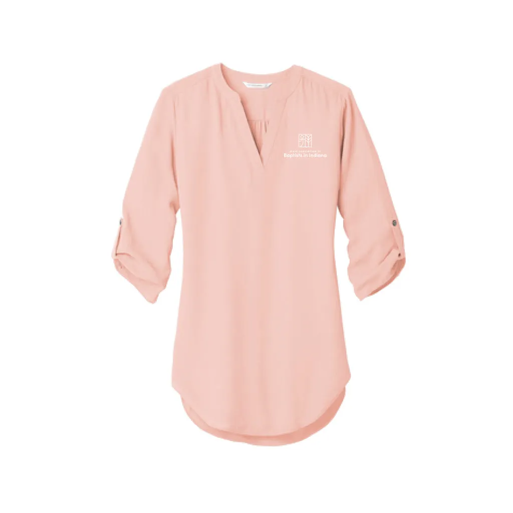 Port Authority Ladies 3/4-Sleeve Tunic Blouse LW701