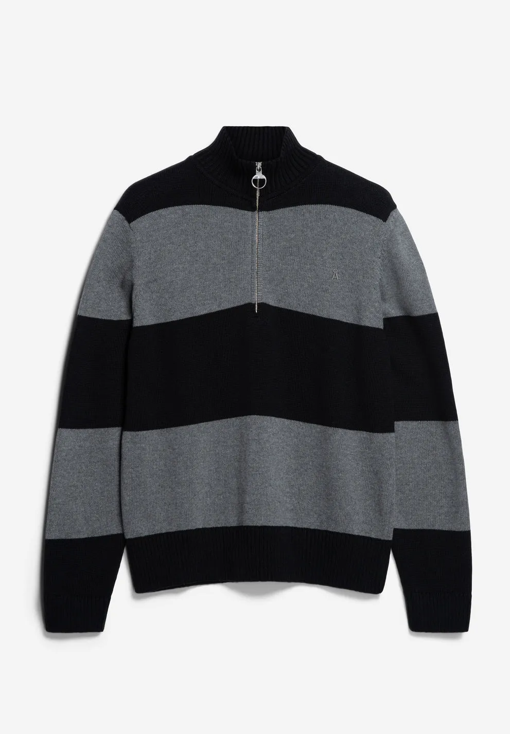 Pullover MAAURES black-mid grey melange | ARMEDANGELS