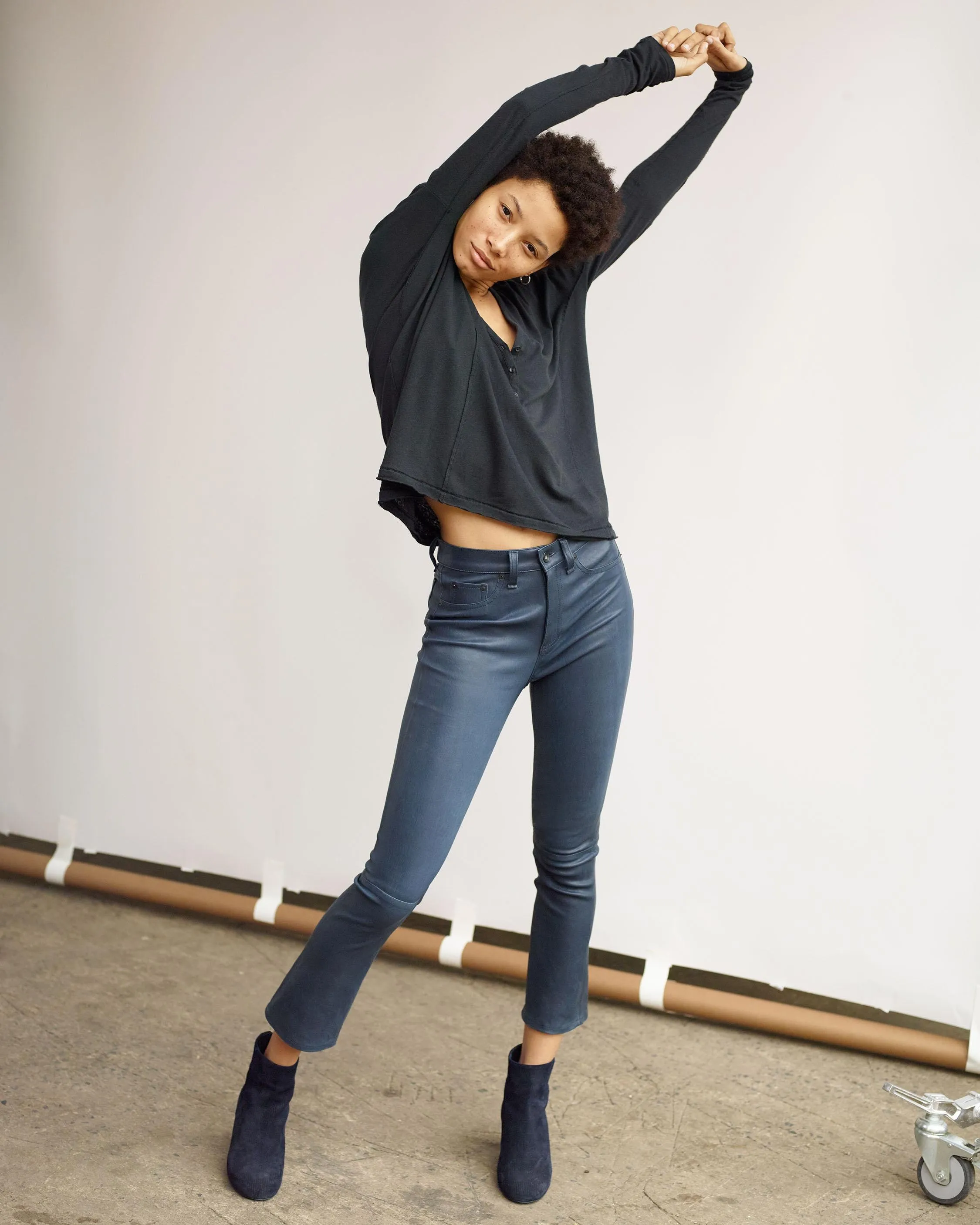 Rag & Bone - Hana Navy Leather