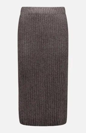Ribbed Pencil Skirt