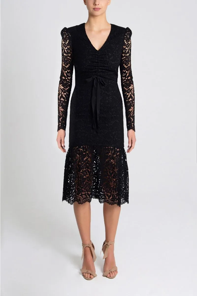SAINT LACE DRESS - White