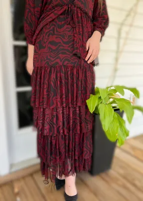 Scottie Mesh Layered Skirt