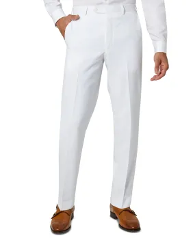 Sean John Mens Classic fit Dress Pants 36 / 30 White Solid