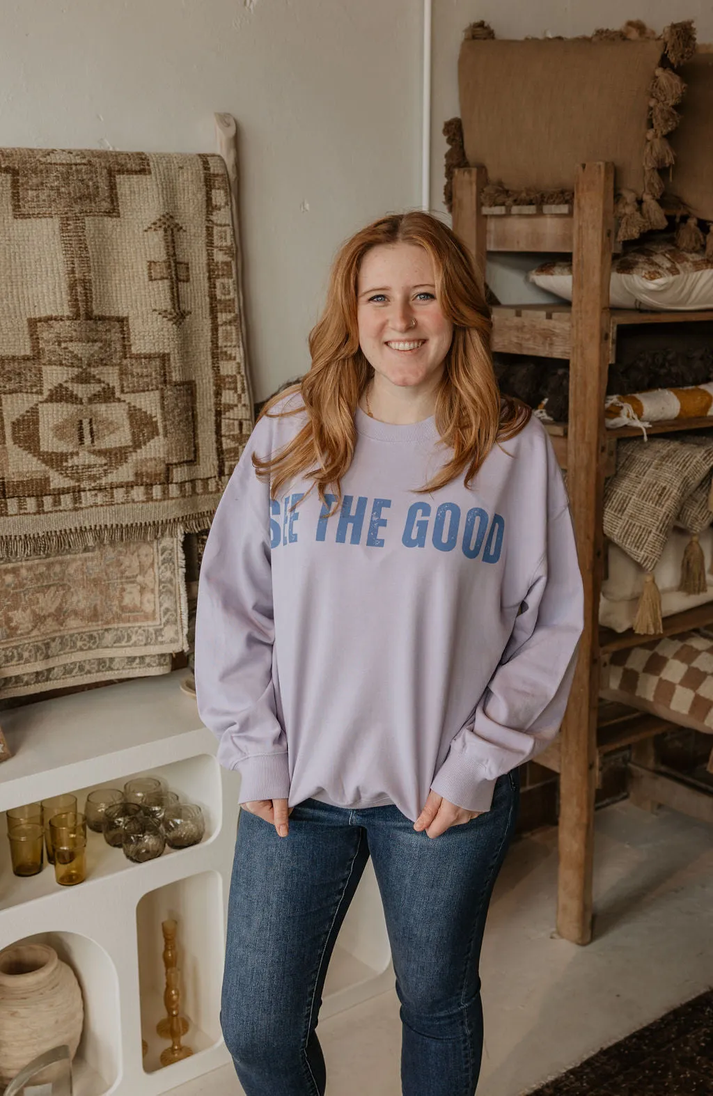 SEE THE GOOD CREWNECK SWEATSHIRT