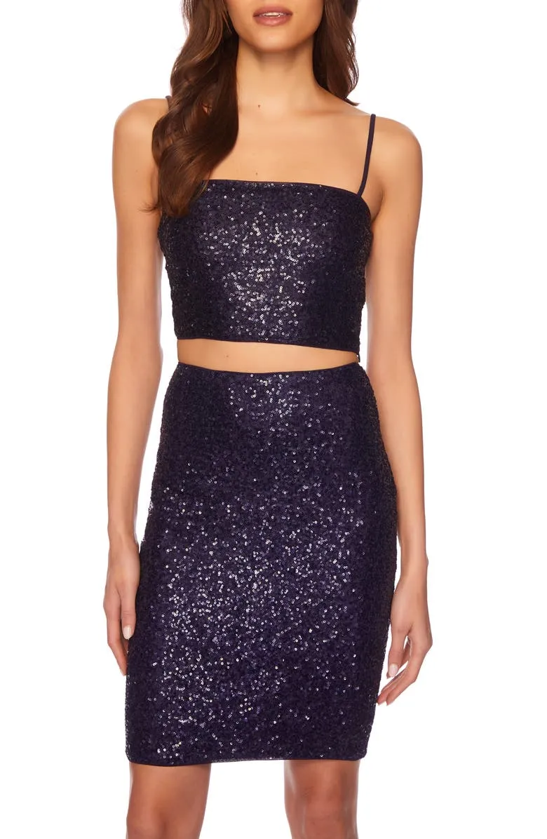 Sequin High Waisted Skirt