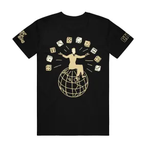 Set Your Goals Dice - Black T-Shirt