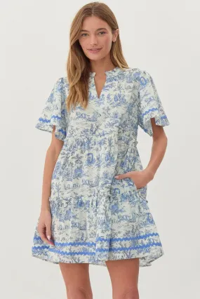 Seven Seas Printed Dress