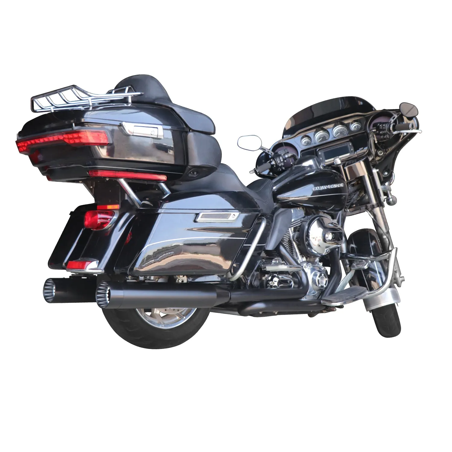 Sharkroad Harley Touring 1995-2016 4.5” Slip On Mufflers Pro-Baffle