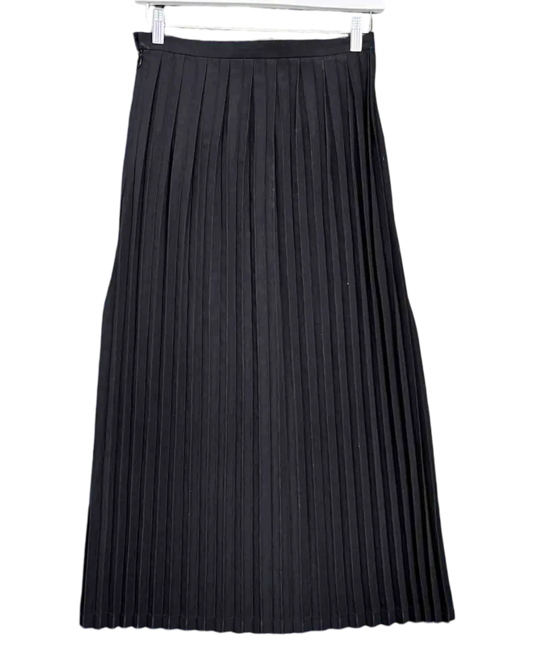 Size 3 (8/10) | Issey Miyak White Label Black The Chosen One Pleated Midi Skirt