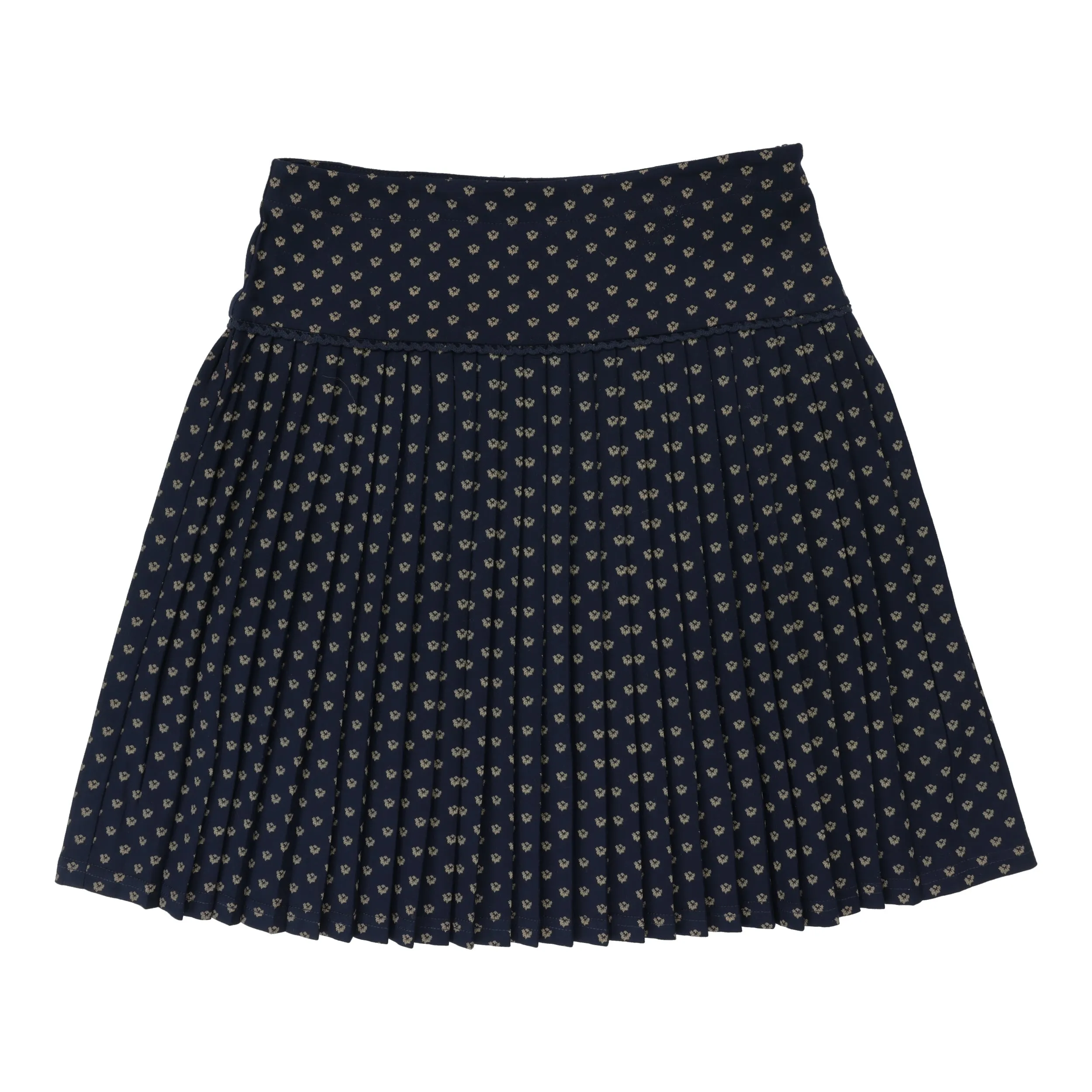 skirt drop waisted pleated - medallion