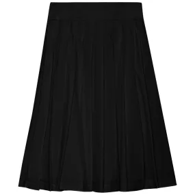 skirt pleated - black