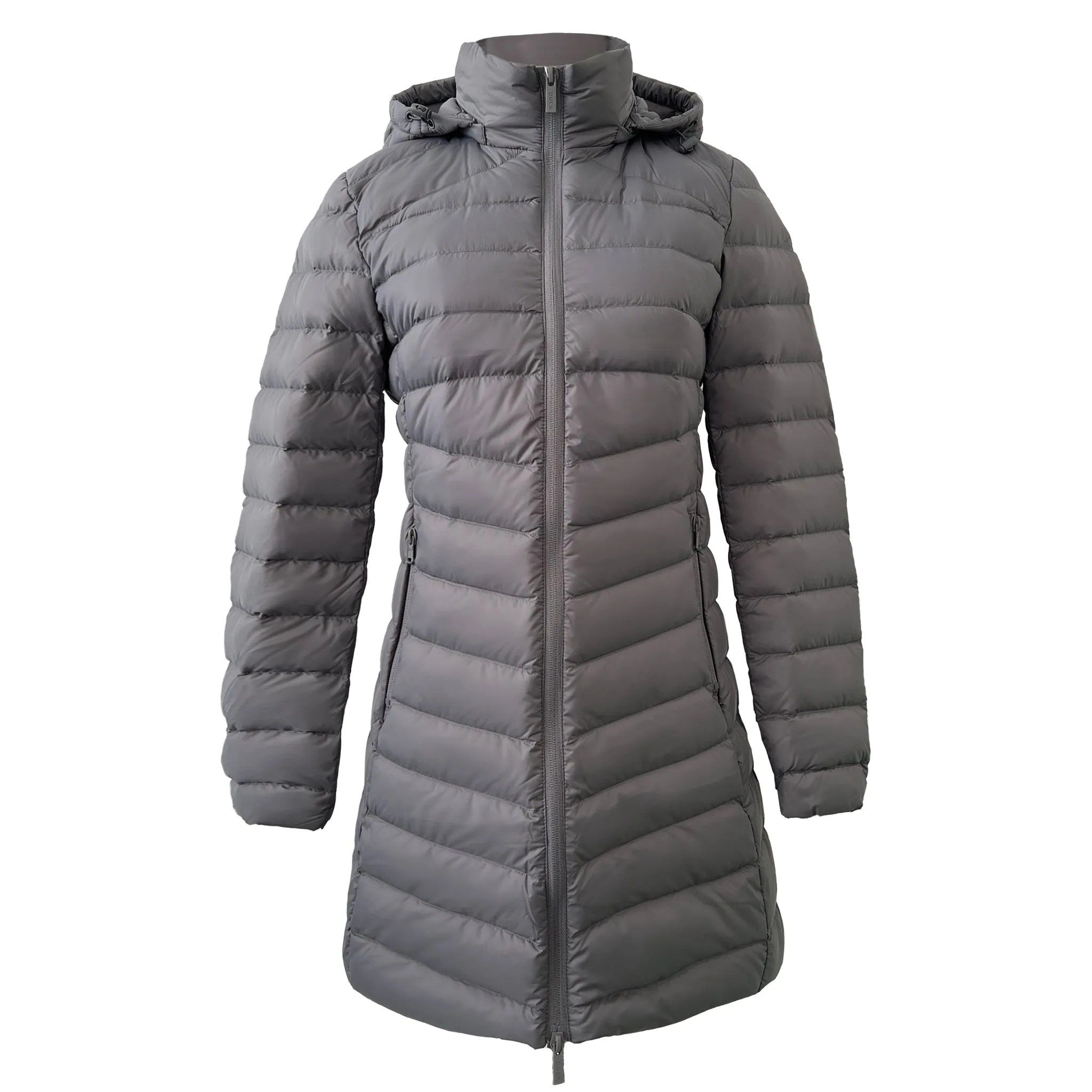 Smoke Duck Down Puffer Coat
