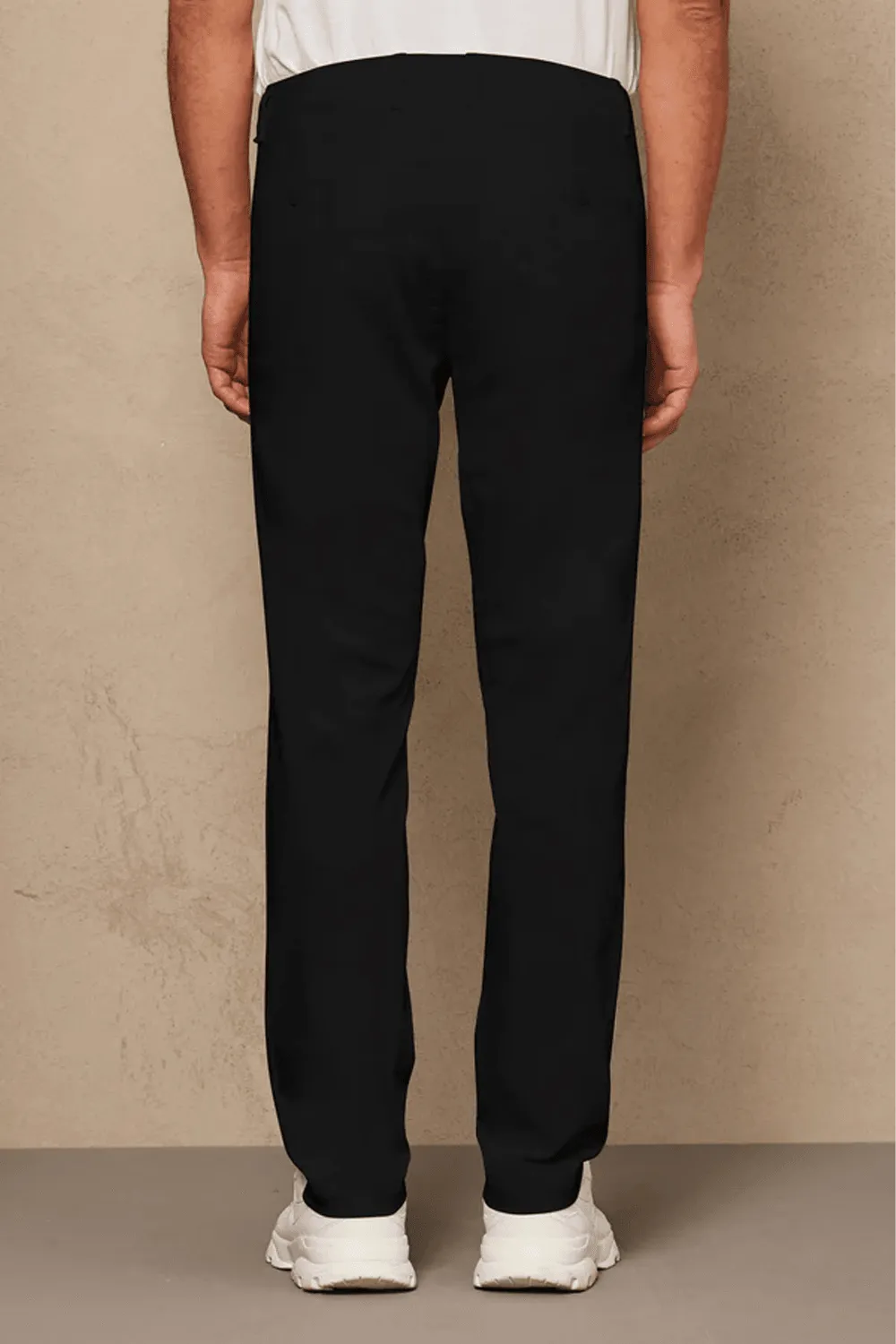 Soft Cotton Chinos Black