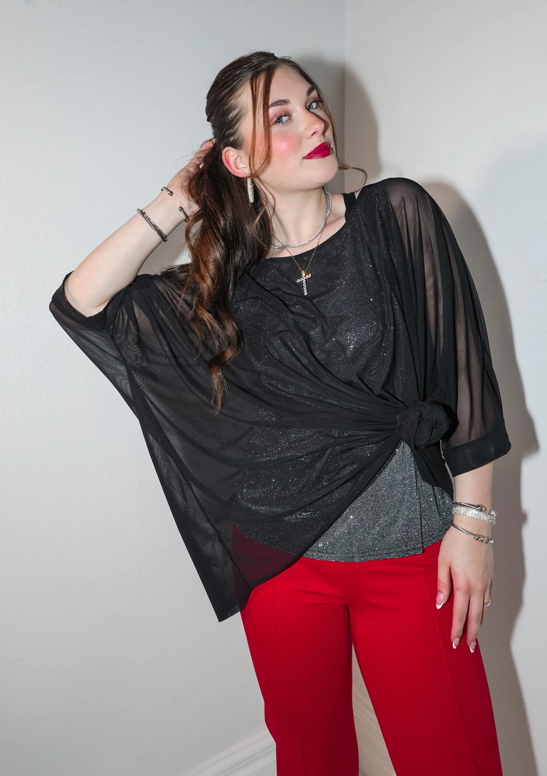 Soft Glamour Tunic Top