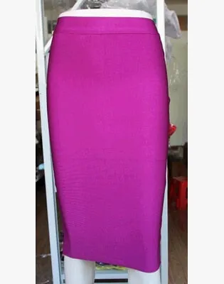 Solid Sexy Pencil Skirt for Women