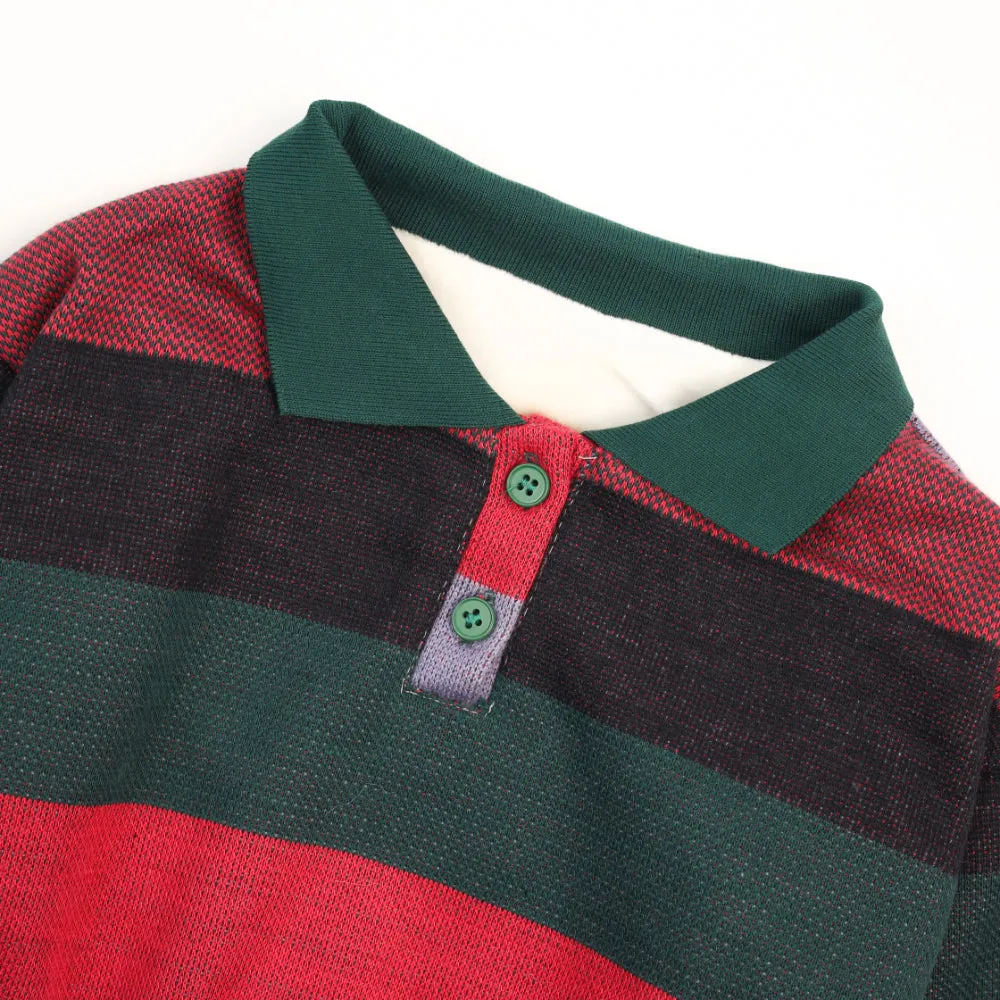 Striped Polo Pullover for Boys 7184