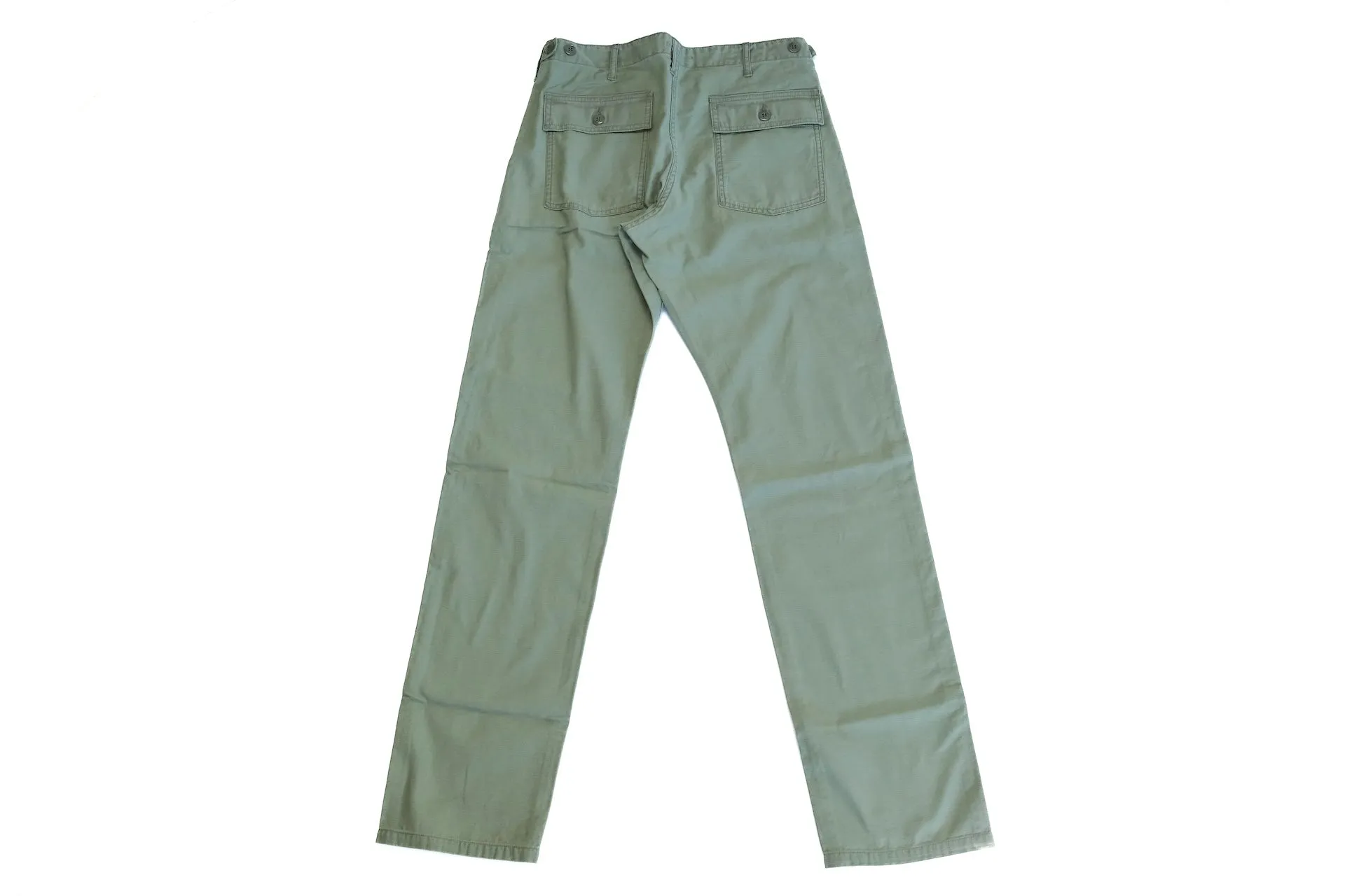 Studio D'Artisan 11oz Back Sateen Military Baker Pants (Olive)