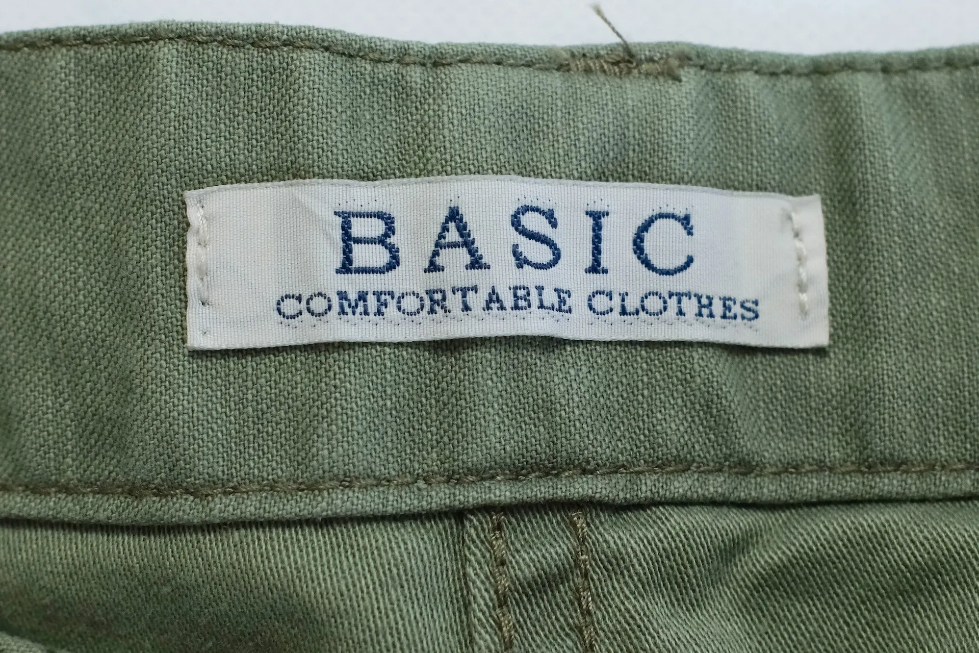 Studio D'Artisan 11oz Back Sateen Military Baker Pants (Olive)