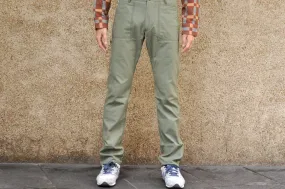 Studio D'Artisan 11oz Back Sateen Military Baker Pants (Olive)