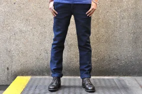 Studio D'Artisan Indigo "Double-Layered Sashiko" Trousers (Relaxed Tapered fit)