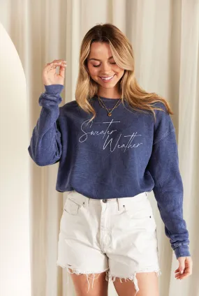 SWEATER WEATHER Mineral Graphic Sweatshirt